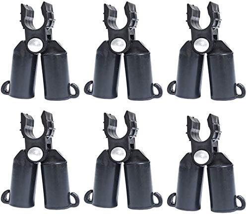 Hosfairy 6Pcs Adjustable 70 Degree Angle Plant Plastic Connector for