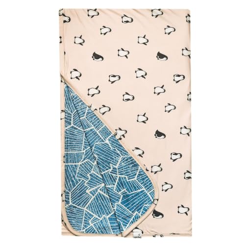 Image of Copper Pearl Jumbo 3-Layer Baby Blanket: Soft Baby Quilts for Boys and Girls | Breathable, Cozy, Toddler Blanket | Baby Quilt for Newborns | 60x72 Premium Material | Penguins