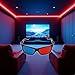 SquarezhenBo 1Pc Anaglyph Red Blue 3D Glasses for 3D Movie Comic,Large Frame,Clearer,Brighter 3D Viewing Glasses Accessories