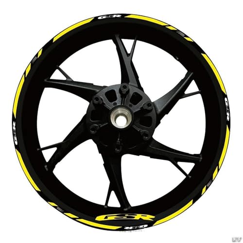 Film réfléchissant sport pour jante Suzuki GSR autocollants de roue moto finition style 18