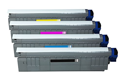 Rebuilt do Oki C 830 CDTN - C810 / 44059105-44059108 - Toner zestaw ekonomiczny czarny, cyjan, magenta, żółty - na ok. 4 x 8000 stron (5% pokrycia)