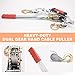 2-Ton Come Along Winch Power Puller, Heavy-Duty Dual Gear Hand Cable Puller Tool,Automotive Hoist Cable Puller