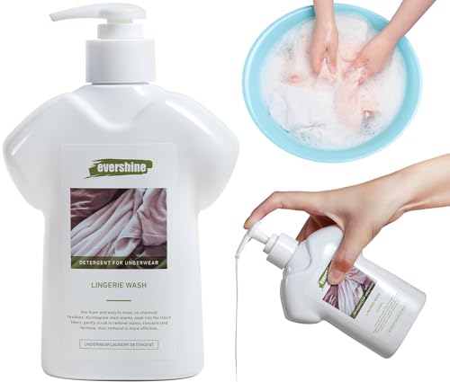 Lingerie Detergent - Double Concentrated Lady Scented Delicate Underwear Cleaning Liquid - 10.14 Fl Oz (1 Jasmine)