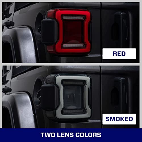 Form Lighting Sequential LED Tail Lights compatible with Jeep JL Wrangler 2018-2023 (pair), Smoked by Form Lighting - Used condition - Image 7