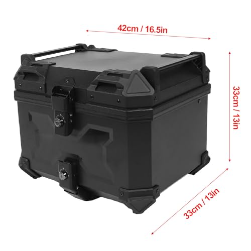 Capa Traseira para Motocicleta 45l, Porta-malas Universal, Caixa Transportadora de Armazenamento Com