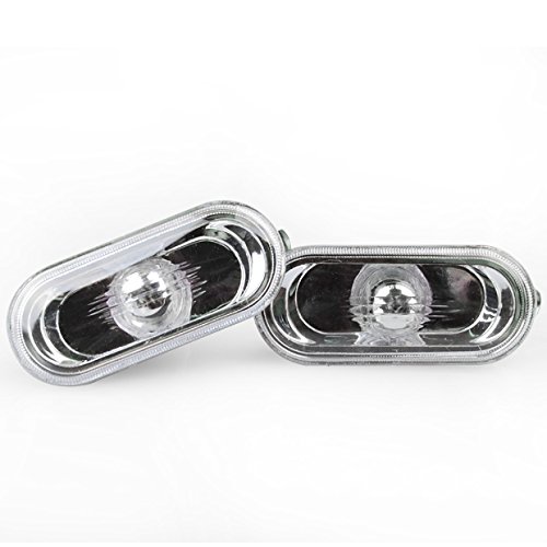 Brand New 2 PC Side Marker Light Lamp for 1999-2004 Golf/Jetta/Bora MK4 1998-2004 Passat B5/B5.5 1999-2003 GTI/R32 1998-2003 New Beetle 1998 1999 2000 2001 2002 2003 2004