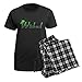 CafePress Wicked (Green) Women's Dark Pajamas Womens Novelty Pajama Set, Comfortable PJ Sleepwear