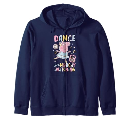 Sweat zippé Peppa Pig à motif coloré et manches longues pour un confort optimal.