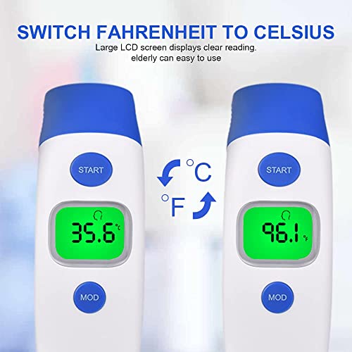 Berrcom digitales Ohr- und Stirnthermometer für Fiebermessung