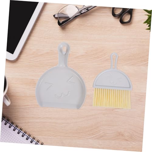 OUNONA Mini-Besen Und Kehrschaufel-Set Kleines Handbesen Mit Schaufel Winziger Besen Für Reinigung Kompaktes Design Vielseitig Einsetzbar Für Zuhause Büro Auto Und Schreibtisch – Bild 6