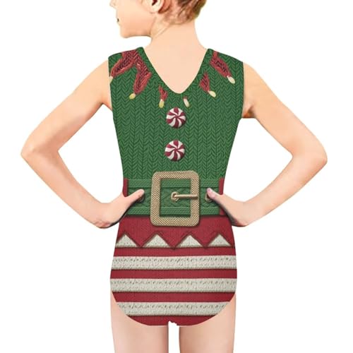 Image of INSTANTARTS Gymnastics Leotards Girl Dinosaur Dancewear Activewear Quick Dry