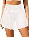 Pinup Fashion White Mesh Skirt Women Sheer Cover Up Bathing Suit See Through Beach Rave Swimsuit Coverups Skirts XL