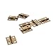 10pcs Mini Cabinet Drawer Butt Hinge