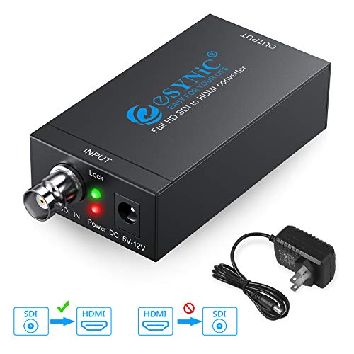 eSynic SDI to HDMI Converter Mini 3G SDI HDMI Adapter - Full HD