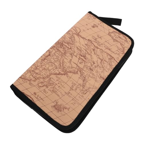 STOBAZA Non Woven CD Storage Bag Portable Zipper Dvd Case Holder for Discs Lightweight and Compact for Home and Travel Use