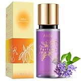 Aiilo Hair Perfume, Natural Fragrant Hair Perfume for Women, 8 Hours Longevity, Suitable for Hair, Body & Clothes - 75ml/2.54 fl oz (Transparent Violet)