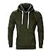riou ¡Oferta Sudaderas con Capucha para Hombre Cosy Chaqueta Deportiva Sudadera con...