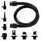 8stk Paddle Board Pumpe Schlauch Set, 1m SUP Luftpumpe Schlauch mit 7 Stil Luftventildüsen für Aufblasbares Stand-Up-Paddle-Board Zelt Pool Boot Kajak