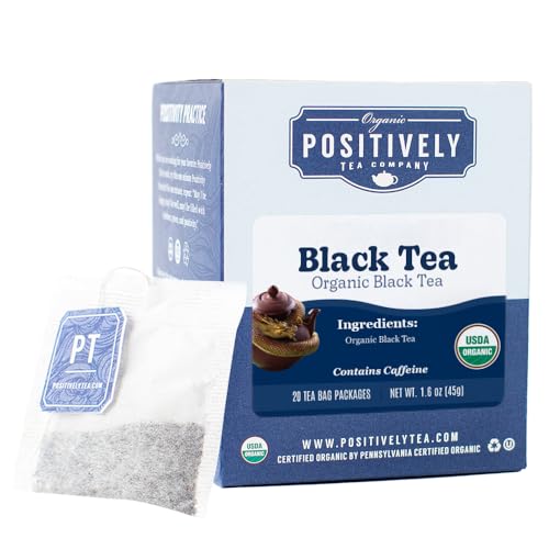 Image of Positively Tea, Organic Black Tea Bags, 20 Count