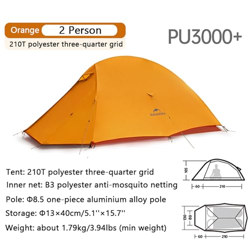 Carpa Naturehike para 1 o 2 personas, 3 estaciones miniatura 2