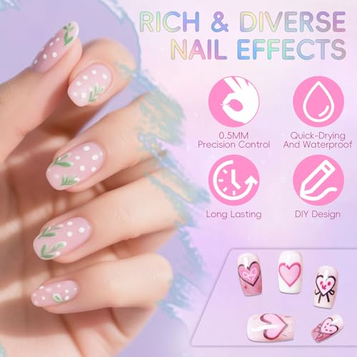 Get 12-color nail art pens set for $14.99 - 10% off - Image 2