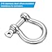 PATIKIL Screw Pin Shackle 5mm 3/16