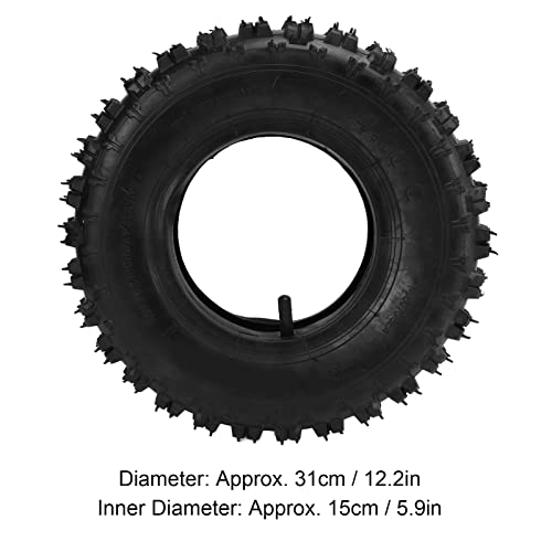 Motorradreifen, 4.10‑6 Schlauch Außenreifen Starker Grip Anti-Aging Dicker Gummireifen Modifikationszubehör Für Elektrofahrräder