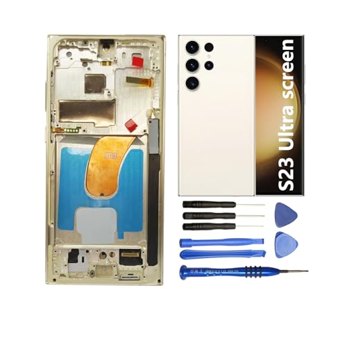 Écran de rechange pour Samsung Galaxy S23 Ultra 5G pour réparer un afficheur noir tactile HS