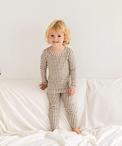 Image of AVAUMA Baby Boys Girls Pajama Set 6M-7T Kids Cute Toddler Snug fit Pattern Design Pjs Cotton Sleepwear