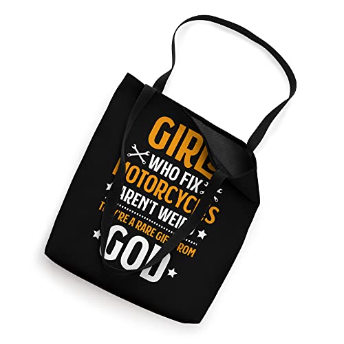Bolso tipo tote para mujeres con diseño de 'Girls Who Fix Motorcycles' miniatura 2