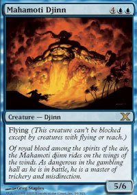 Magic: The Gathering - Mahamoti Djinn - Genio Mahamoti - 10th Edition