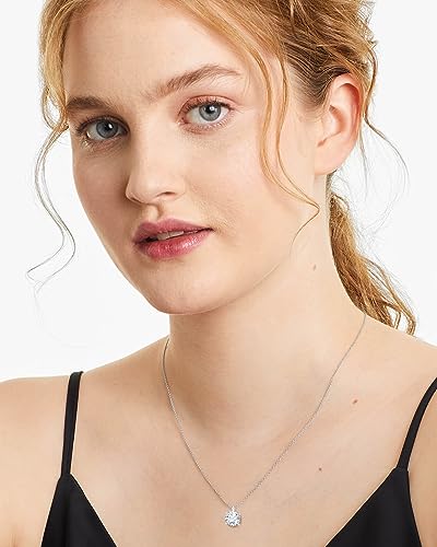 2.0 Carat CZ Diamond Necklace for Women, Dainty Jewelry Gifts for Her, Minimalism Style Jewelry for Everyday Wear2