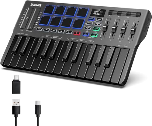 USB MIDI キーボード コントローラー 25鍵 DMK-25 PRO