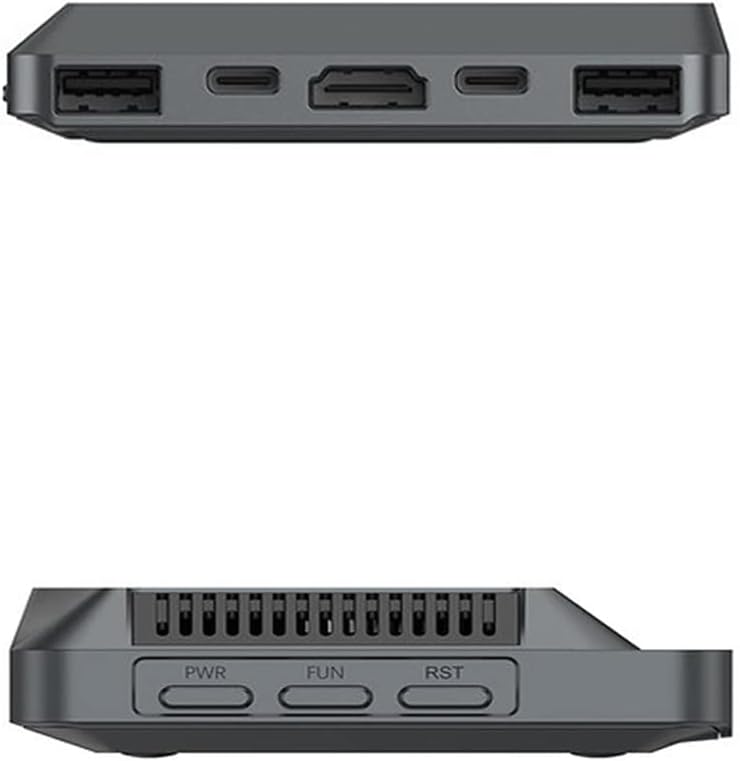 Khadas Edge2 ARM PC Pro side view s portovima