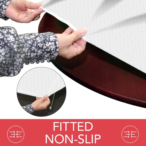 image for Covers For The Home Deluxe Elastic Edged Flannel Backed Vinyl Fitted T