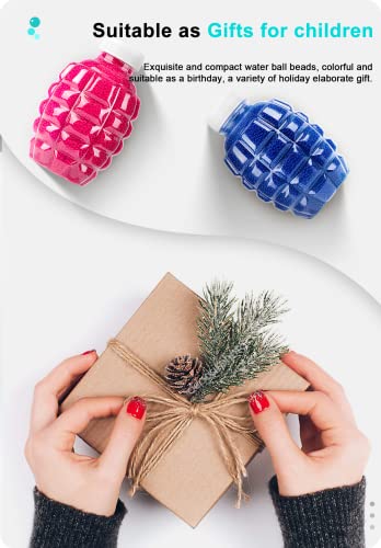 Acina Water Balls Beads Refill Ammo -Water Bullets Beads For Water Blaster Toys, Non-Toxic Water-Based Balls (Emerald Green & Blue, 120,000Pcs) Suitable For Age 3+ #TOP5