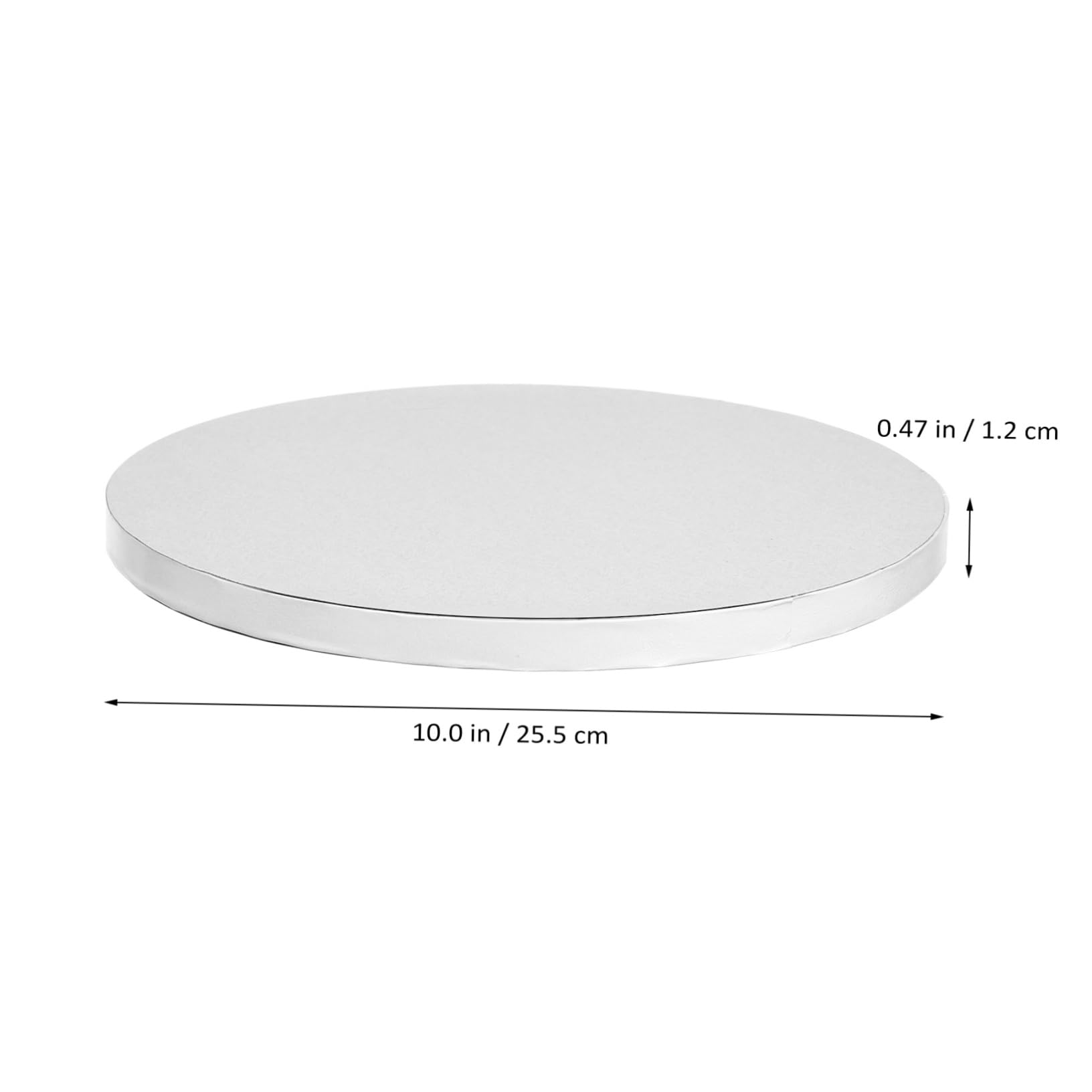 SOLUSTRE 6pcs Paper Cake Drums Large 10 Inch Round Cake Boards Baking Accessories