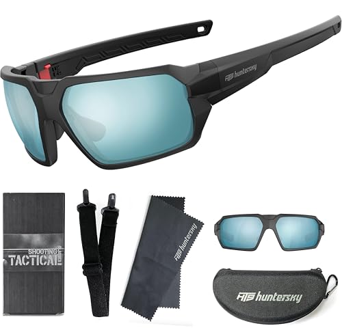 Image of HTS HUNTERSKY Ballistic Tactical ANSI Z87.1+ Impact Protection Anti Fog Shooting Glasses Military Grade Airsoft Range
