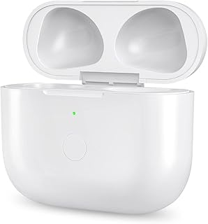 CIVPOWER Newest Charging Case Replacement Compatible with Air Pods 3rd Generation, Wireless Air Pods 3 Charger Case with Pairing Sync Button Without Earbuds, White