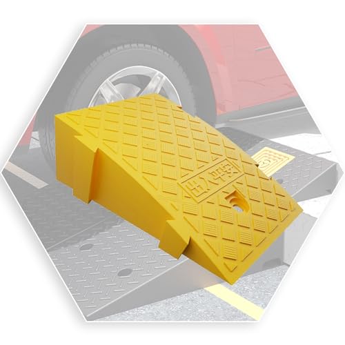 Rampa de goma pesada para bordillo 2.7 pulg altura miniatura 1