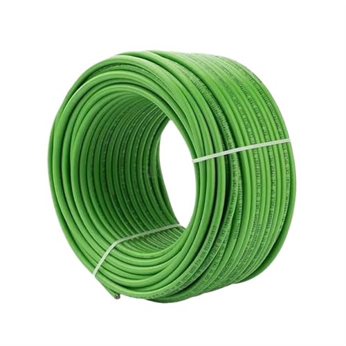 Cable Ethernet de 4 hilos verde que reduce interferencias en automatización