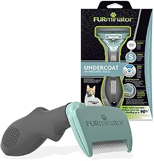 FURminator Undercoat deShedding Tool for Small Short Hair Cats Under 4.5 kg