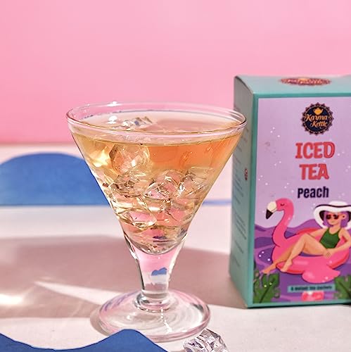 Image of Karma Kettle Peach Premix Iced Tea Box