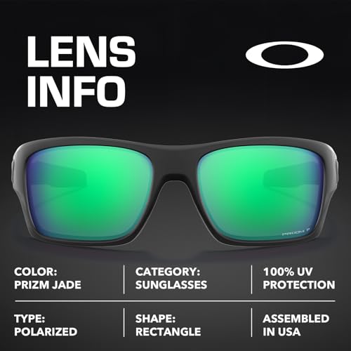 Image of Oakley TURBINE OO9263 Rectangle Shape Sunglasses With Official Eyewear Kit | Men's Sunglasses
