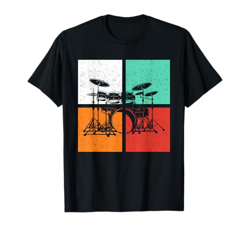 Drummer Baterista Gráfico Percusión Batería Regalos Camiseta