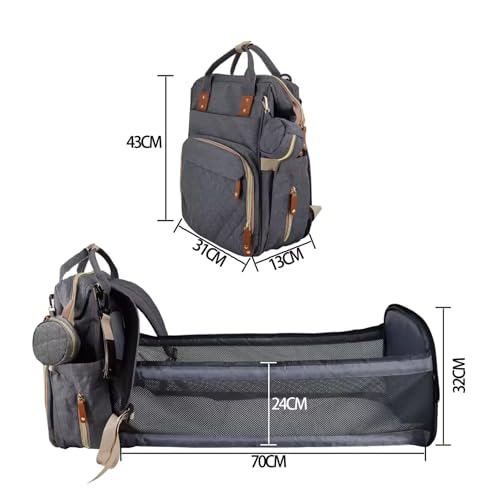 Image of Aavjo , Baby Diaper Bag for Mother, Maternity Backpack, Baby Travel Bag, Waterproof Diaper Pouch