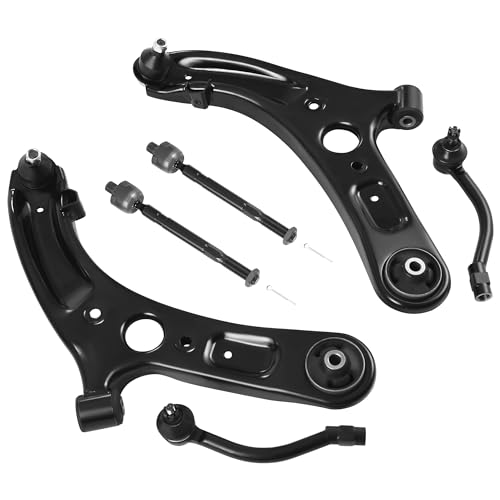 AUTOSAVER88 Front Suspension Control Arm Kit Compatible with 2004-2007 Buick Rainier, 2004-2007 Chevy Trailblazer (EXT), 2004-2008 Isuzu Ascender, 2004-2008 GMC Envoy XL XUV, 2005-2009 Saab