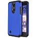 Phone Case for [LG Rebel 4 LTE (L212VL, L211BL)], [DuoTEK Series][Blue] Shockproof Cover [Impact Resistant][Defender] for LG Rebel 4 LTE (Tracfone, Simple Mobile, Straight Talk, Total Wireless)