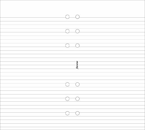 FilofaxPersonal Ruled Notepaper - White