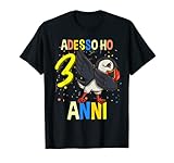 Photo Gallery adesso ho 3 anni pulcinella di mare compleanno maglietta Photo Gallery adesso ho 3 anni pulcinella di mare compleanno maglietta